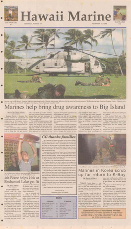 Marines Help Bring Drug Awareness to Big Island