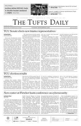 The Tufts Daily Volume Lxxvi, Issue 8