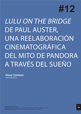 Lulu on the Bridge De Paul Auster, Una Reelaboración Cinematográfica Del Mito De Pandora a Través Del Sueño