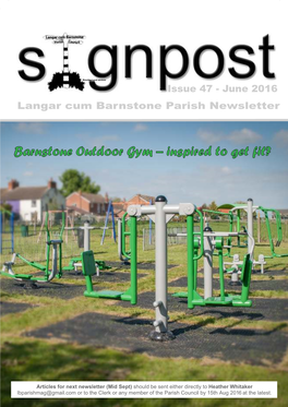 Barnstone Outdoor Gym – Inspired to Get Fit?