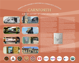 Carnforth Was Just a Small Village Until the Arrival of the Railway When It