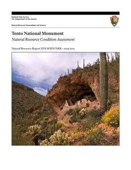 Tonto National Monument Natural Resource Condition Assessment