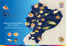 Mapa Gastronómico Del Ecuador