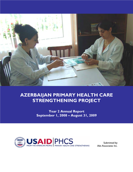 Azerbaijan Primary Health Care Strengthening Project