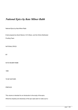 Download National Epics