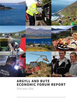 Argyll and Bute Economic Forum Report