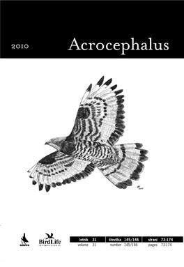 Acrocephalus, 2010, Letnik 31, Številka 145-146
