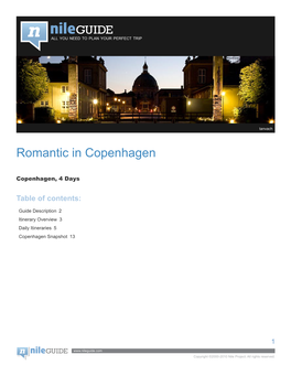 Romantic in Copenhagen