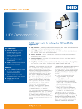 HID® Crescendo® Key