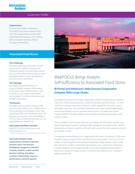 Webfocus Brings Analytic Self-Sufficiency to Associated Food Stores