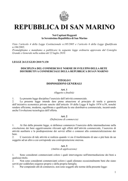 Repubblica Di San Marino