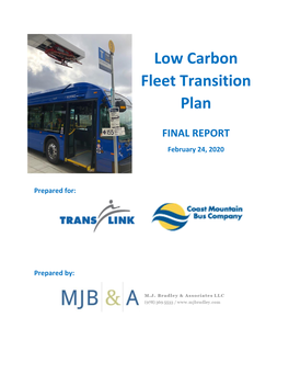 Translink Low Carbon Fleet Transition Plan