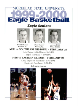 MSU Vs EASTERN ILLINOIS · FEBRUARY 26 Lady Eagles VS Panthers • 5 :45 P.M