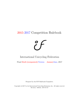 2015 2017 Competition Rulebook