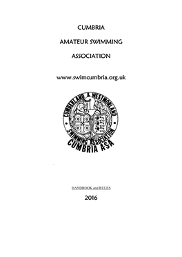 Cumbria Amateur Swimming Association