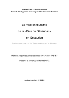 Bête Du Gévaudan»