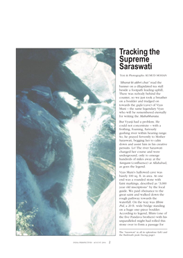 Tracking the Supreme Saraswati