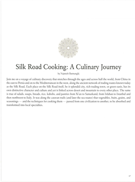 Silk Road Cooking: a Culinary Journey by Najmieh Batmanglij