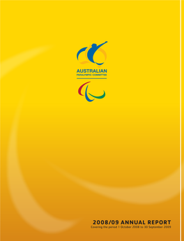 2008-2009 APC Annual Report