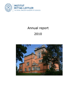 Annual Report 2010