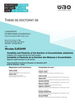 These De Doctorat De