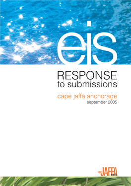 Environmental Impact Statement Response to Submissions