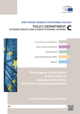The European Social Charter in the Context of Implementation of the EU Charter of Fundamental Rights