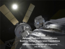 Asteroid Redirect Crewed Mission Building Human Exploration Capabilities