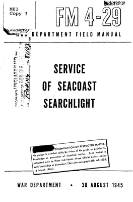 Service of Seacoast Searchlight