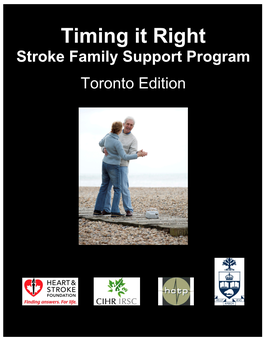 Timing It Right Stroke Family Support Program Toronto Edition