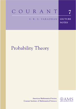 Probability Theory C O U R A