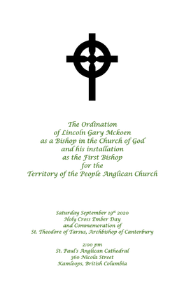 Here Is a Link to the Order of Service Bulletin