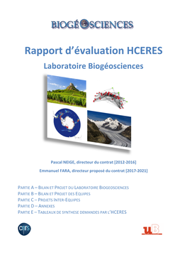 Rapport D'évaluation HCERES