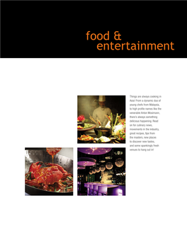 Food & Entertainment