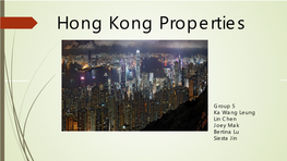 Hong Kong Overview