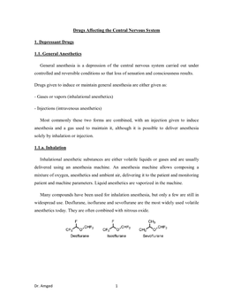 7-CNS Depressant Drugs