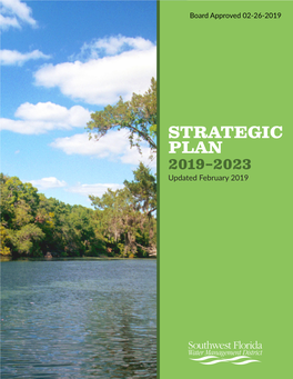 STRATEGIC PLAN 2019–2023 Updated February 2019 Message from the Chair