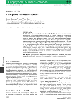 Geophysical Journal International Geophys