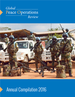 Peace Operations Annual Compilation 2016