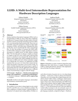 LLHD: a Multi-Level Intermediate Representation for Hardware Description Languages