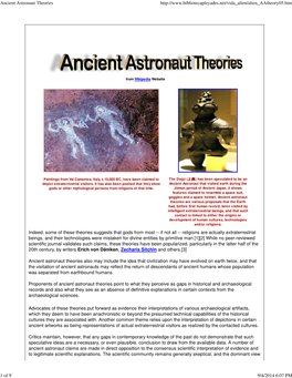 Ancient Astronaut Theories