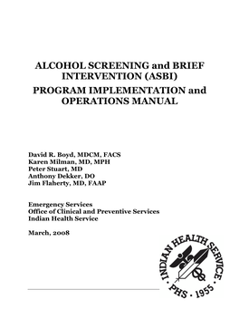 Alcohol Screening and Brief Intervention (ASBI) Program