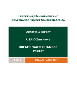 Usaid Zimbabwe Dreams /Game Changer Py6q2