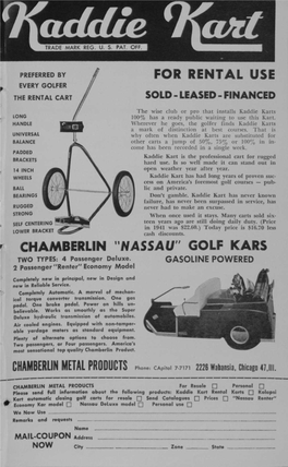 CHAMBERLIN METAL PRODUCTS Phone: Capitoi 7-7171 2226 Wabansia, Chicago 47,111