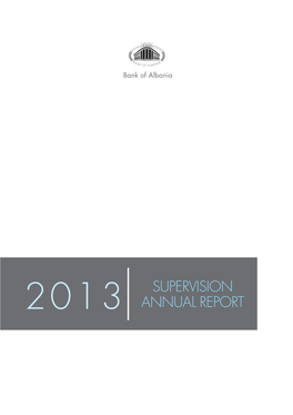 2013 Supervision Annual Report