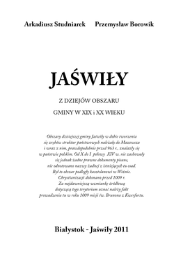 Jaświły Z Dziejów Obszaru