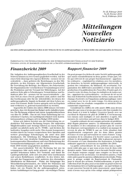 Mitteilungen Nouvelles Notiziario