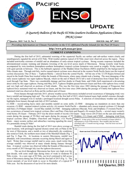 Pacific ENSO Update 3Rd Quarter, 2015