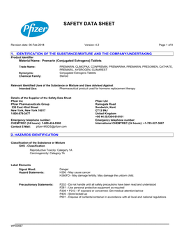 Safety Data Sheet