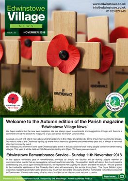 EDWINSTOWE Newsletter 2018 NOV Edition 22 V4